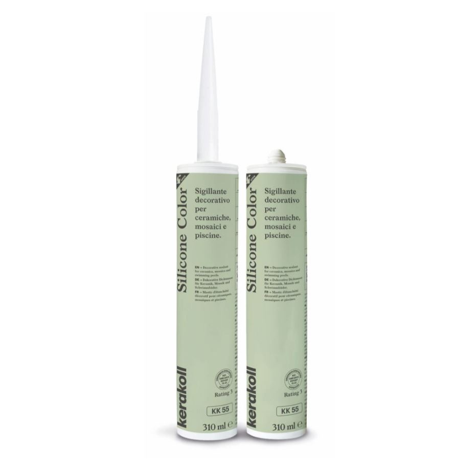 Silicon sanitar Verde 310ml SILICONE COLOR KERAKOLL - Unimat.ro