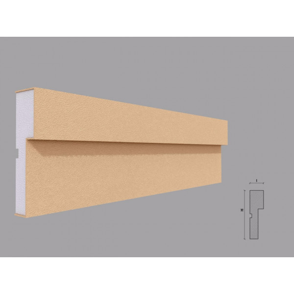 Ancadrament fereastra FP111 dimensiuni 125x35x2000mm