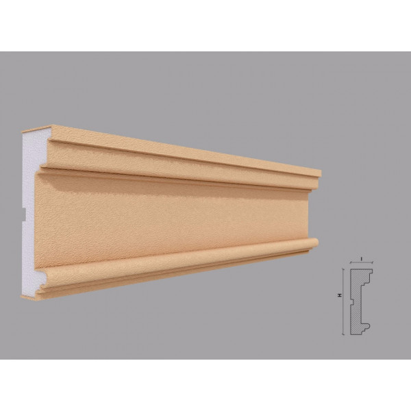 Ancadrament fereastra FP118 dimensiuni 120x40x2000mm
