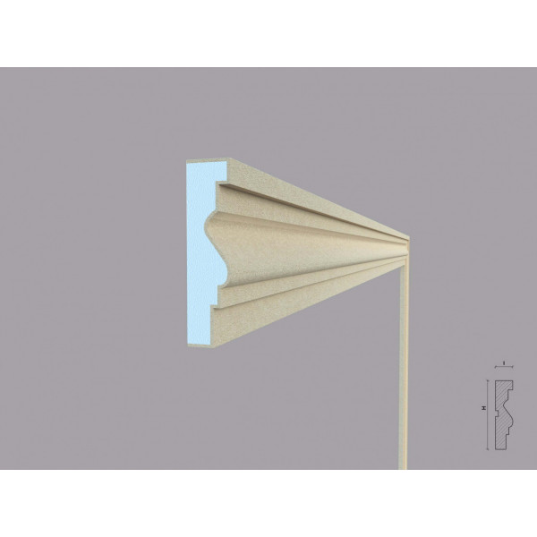 Ancadrament fereastra FP129 dimensiuni 120x30x2000mm - Img 3