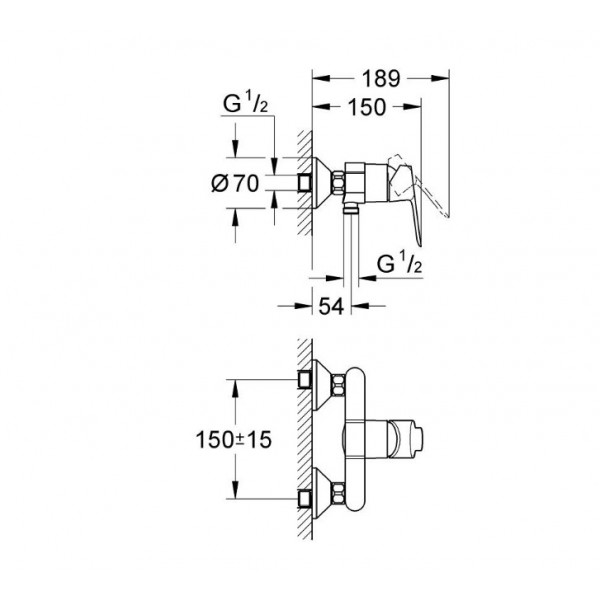 Baterie dus Bauedge 23333000 Grohe - Img 2