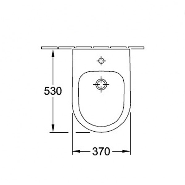Bideu suspendat Avento Villeroy &amp; Boch 54050001 - Img 4