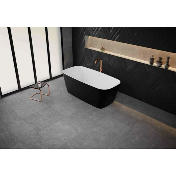 Cada freestanding VOLANS neagra EverHard fara preaplin ventil click-clack crom CEN151.072.040.1-4.0.3.0.0B&W Vayer