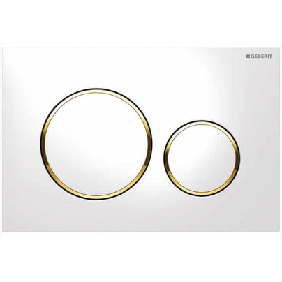 Clapeta actionare SIGMA 20 alb - auriu - alb 115.882.KK.1