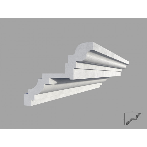 Cornisa de interior BC12 dimensiuni 115x110x2000mm