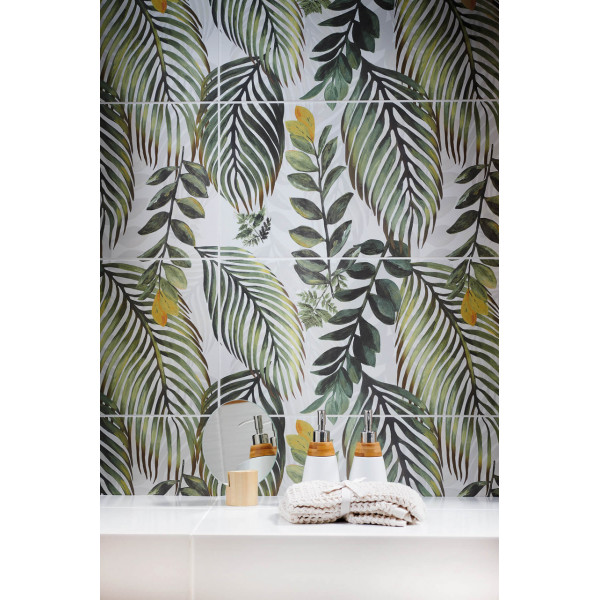 Decor PERLINA FLOWER 2-elemente 61.8x60.8cm - Img 2
