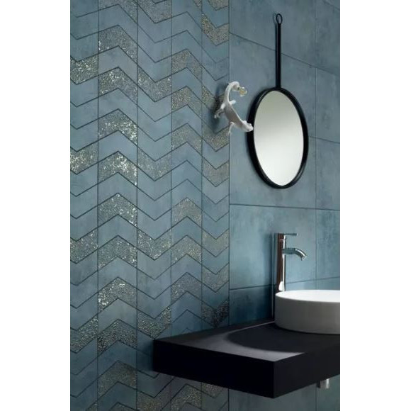 Faianta MARGOT BLUE, baie/bucatarie, interior, albastru mat, 30.8x60.8cm  - Img 2