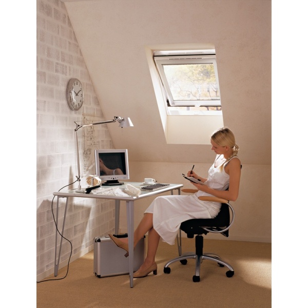 Fereastra mansarda din PVC cu 2 sticle, 54x78cm, fara termoizolatie - Img 3