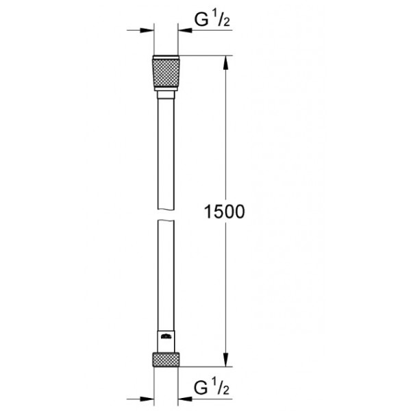 Furtun dus SILVERFLEX 150cm 28364001 - Img 2