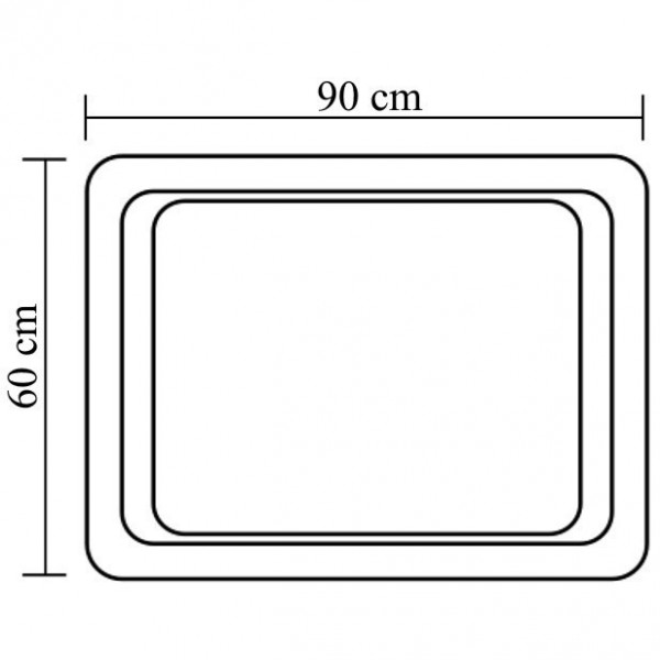 Oglinda cu iluminare LED Savini SPR102 90x60 cm - Img 3