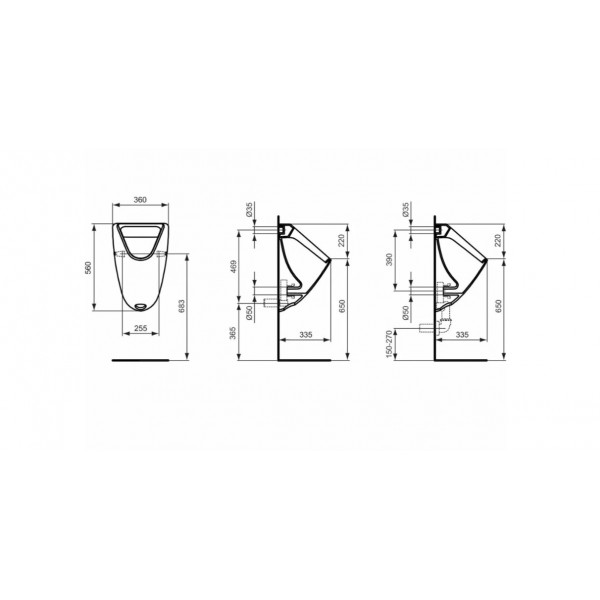 Pisoar EUROVIT alimentare din spate K553801 - Img 2