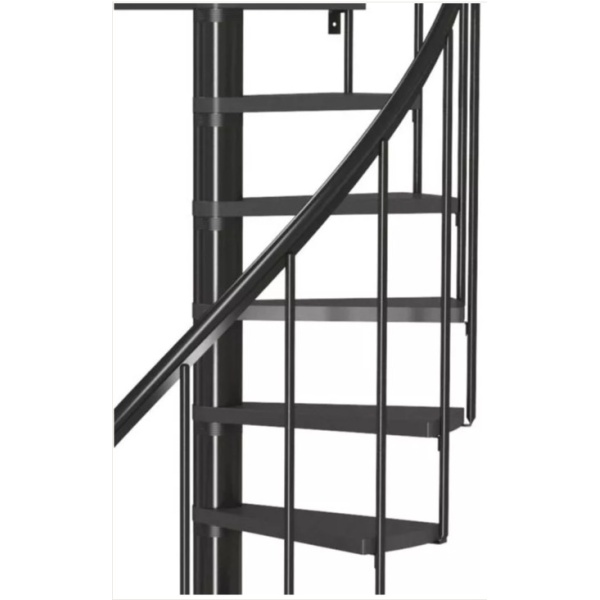 Scara de interior in spirala antracit 140cm Calgary Dolle