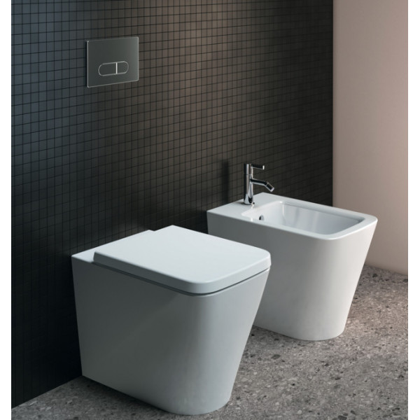 Vas wc pentru rezervor incastrat AquaBlade BLEND CUBE BTW IDST368801 - Img 4