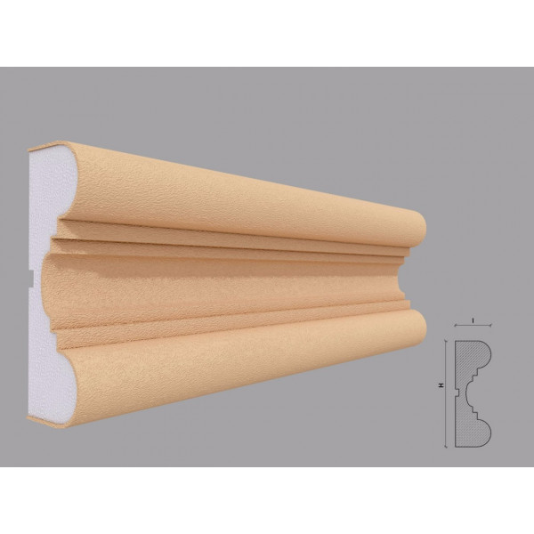 Ancadrament fereastra FP127 dimensiuni 150x50x2000mm