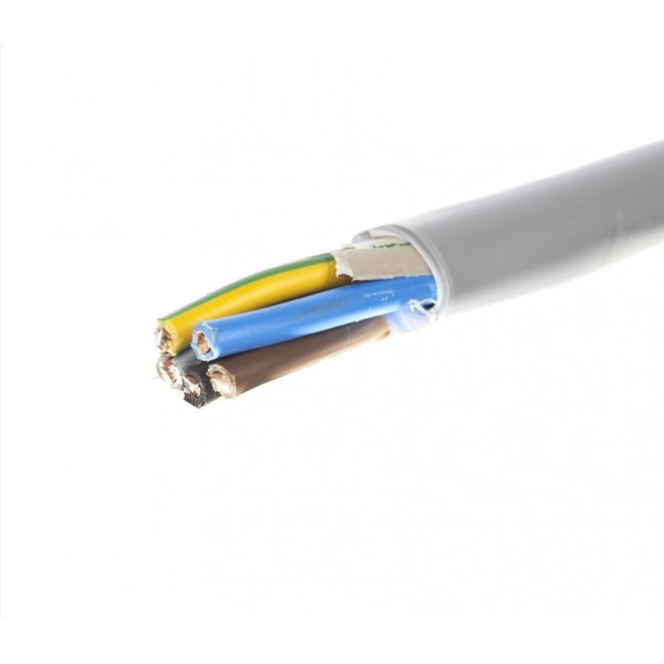 Cablu electric CYY-F, 5 x 6 mm² gri la metru