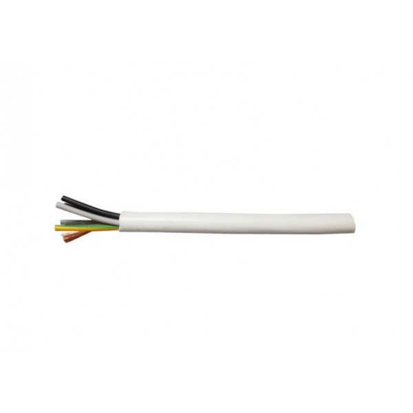 Cablu electric MYYM,HO5VV-F, 5X1,5 mm² alb la metru