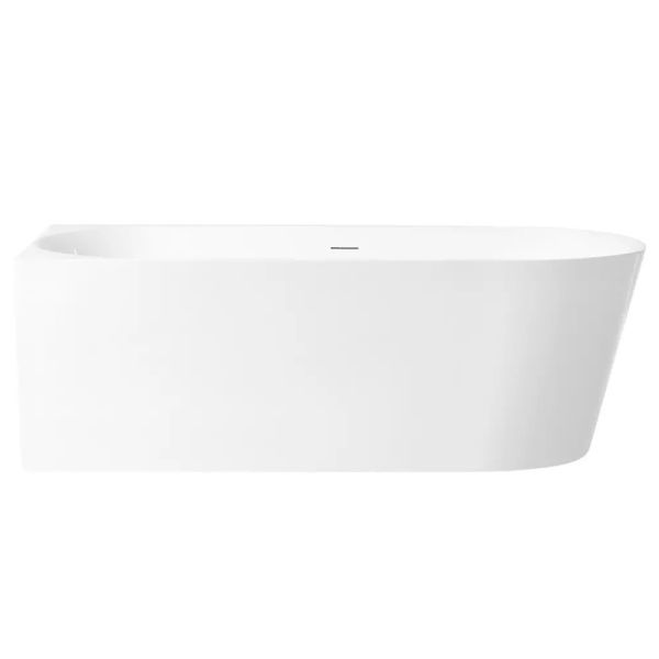 Cada freestanding de colt Angolo MB03S, stanga, acril, 150 x 75 x 58 cm - Img 2