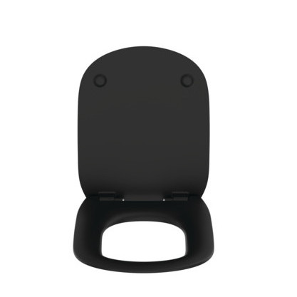 Capac WC TESI soft-close subţire silk black T3527V3 - Img 4