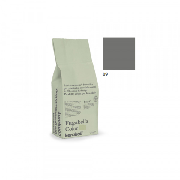Chit de rosturi gresie/faianta GRI 09 3kg FUGABELLA COLOR KERAKOLL