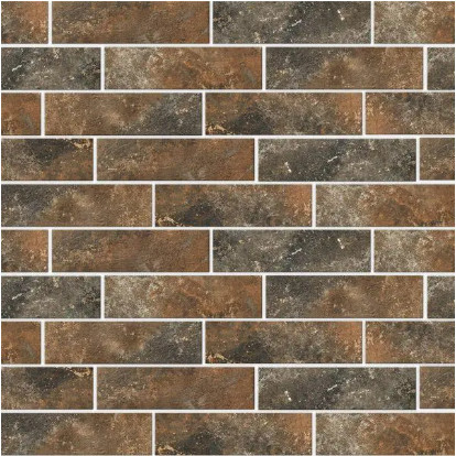 Faianta elevatie ARTEON BROWN interior/exterior, bej-maro inchis mat, tip caramida 6.6X24.5cm  - Img 2