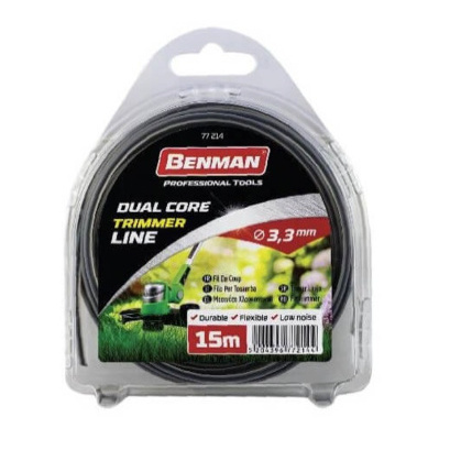 Fir pentru trimmer 3.3mm x 15ml/rola 77214 Benman - Img 2