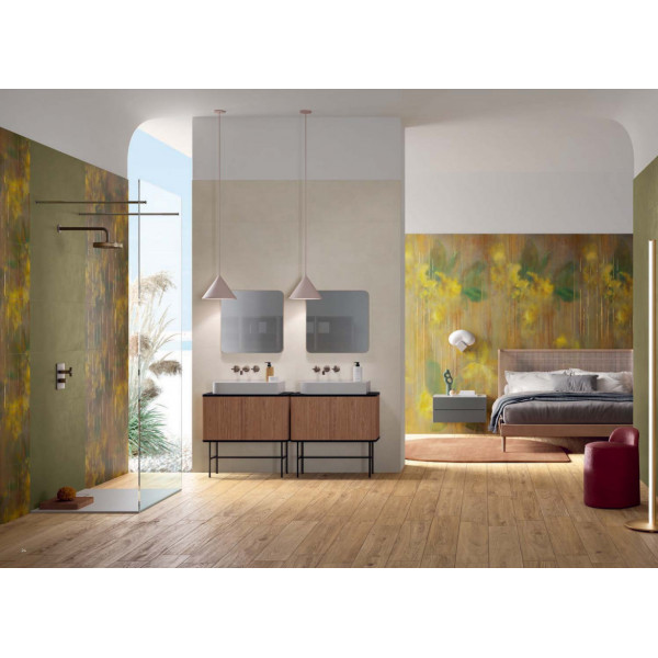 Gresie CHROMATICA NATURE 131297 20x120cm, interior-exterior, tip parchet, rectificat, maro, Naxos - Img 2