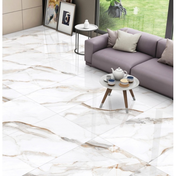 Gresie Jordan Statuario Glossy 60×120cm India - Img 2