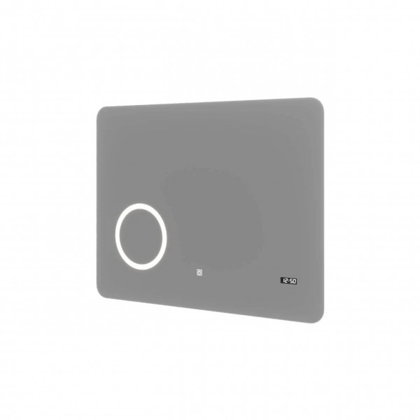 Oglinda baie Savini Due SPR204, cu iluminare LED si lupa touch, 80 x 60 cm - Img 2