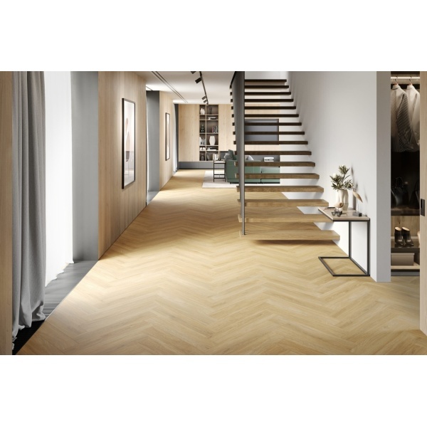 Pardoseala SPC 6 mm Nature Oak, P6004 herringbone-1.75mp/pac, The Floor - Img 4