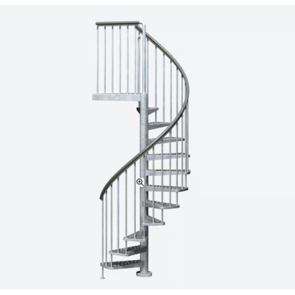 Scara de exterior in spirala diametru 125cm - 11 trepte Toronto Dolle - Img 9