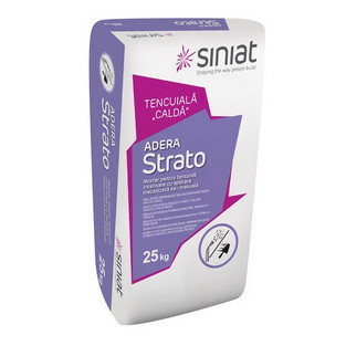 Tencuiala pe baza de ipsos Adera strato Siniat 25kg