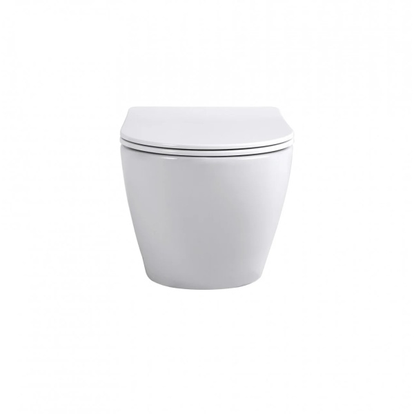 Vas WC suspendat rimless cu capac soft close, Prestige, Anahita - Img 3