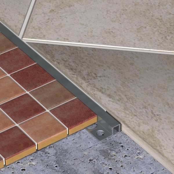 Bagheta patrata din aluminiu 12mm argintiu periat TDP120.94 lungime 2.5m - Img 2