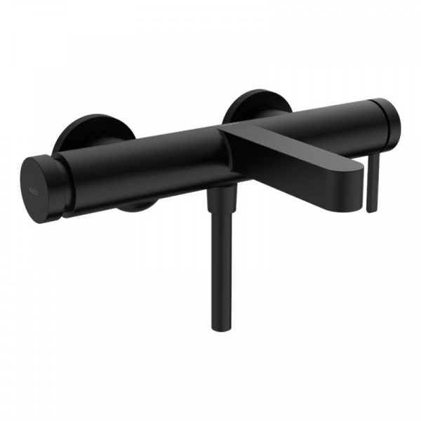 Baterie cada dus Finoris, montaj aparent, negru mat 76420670 Hansgrohe