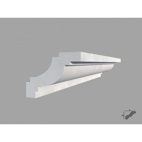 Cornisa de interior BC28-04 dimensiuni 40x40x2000mm