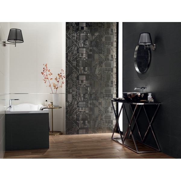 Faianta DUO GRAPHITE STR gri inchis, rectificata, baie, bucatarie 29.8x59.8cm Tubadzin - Img 2
