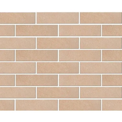 Faianta elevatie MATTONE SABIA BEIGE, interior/exterior, bej deschis mat, tip caramida 6.6X24.5cm  - Img 2