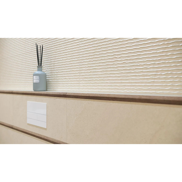 Faianta SUNLIGHT SAND DARK CREMA B STR bej inchis, baie bucatarie 30x60cm Paradyz - Img 2