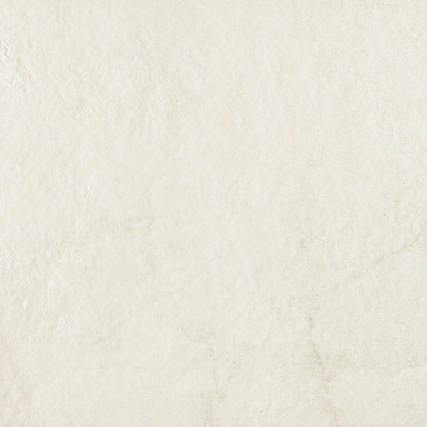 Gresie ORGANIC MATT WHITE STR portelanata, rectificata, interior-exterior, alb mat 59.8X59.8cm Tubadzin