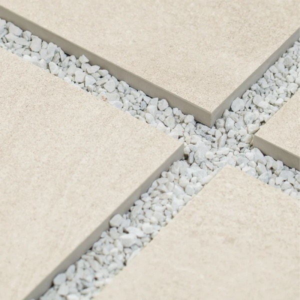 Gresie QUARZIT bej portelanata , recificata, exterior 60x60x2cm, 6461-0191 Cesarom - Img 3
