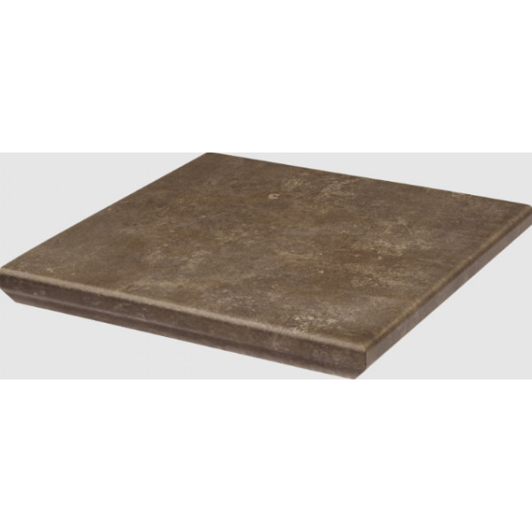 Gresie treapta colt ILARIO BROWN 33X33cm Paradyz