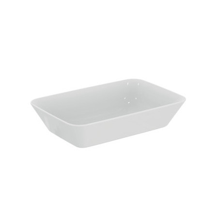 Lavoar baie pe blat Connect air, asimetric alb din ceramica Ideal Standard - Img 4