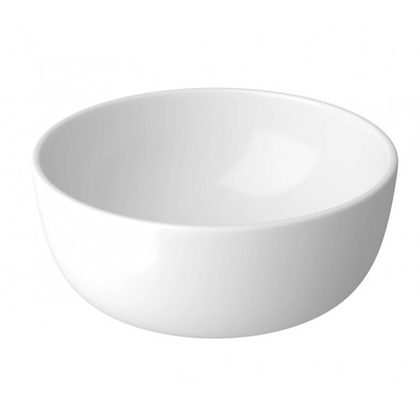 Lavoar baie pe blat MODUO, rotund alb din ceramica 35cm K116-047 Cersanit - Img 4