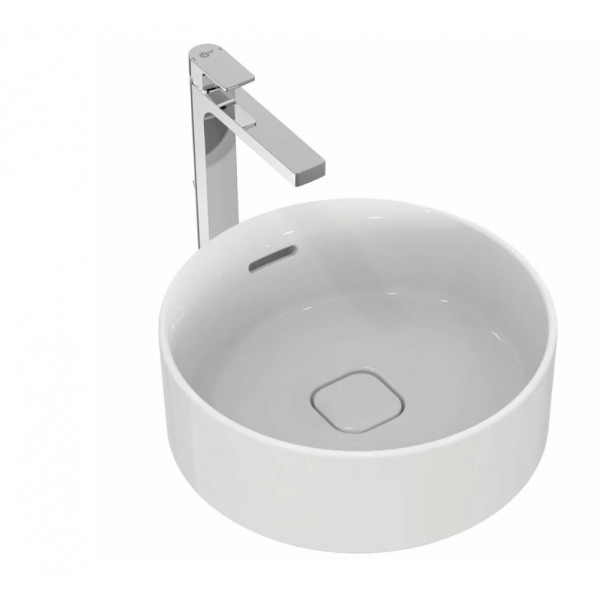 Lavoar baie pe blat Strada II, rotund alb din ceramica Ideal Standard - Img 2