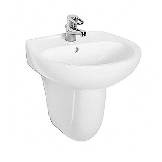 Lavoar incastrat Idol, dreptunghiular alb din ceramica Kolo - Img 2