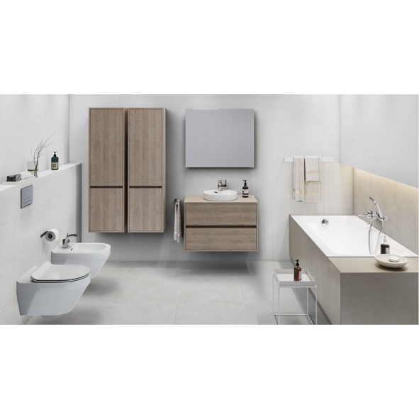 Mobilier suspendat pentru lavoar pe blat Crea Cersanit - Img 5