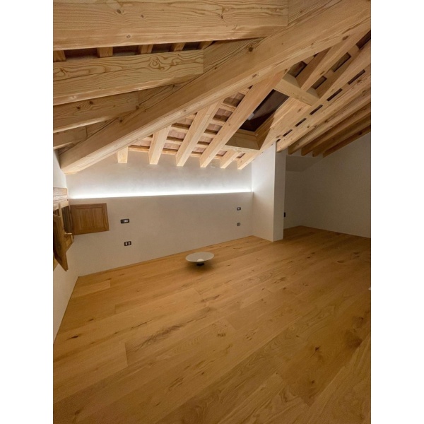Parchet dublustratificat Ecowood Natural Oak, producție Italia, 14x190x1900mm 2.888mp/cut Milano Parquet - Img 3