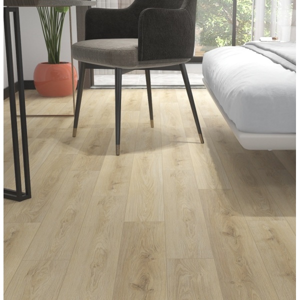 Pardoseala tip parchet SPC stejar crem deschis ENNIKA VANILLA SAND, 6.5 mm, 33, 1.7861 mp/pac