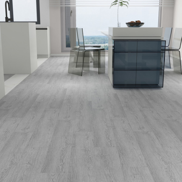 Pardoseala tip parchet SPC stejar gri ENNIKA OAK GREY, 6 mm, 33, 2.2448 mp/pac - Img 3