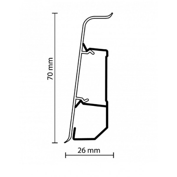 Plinta parchet Holm 11 LM70 2.5ML, Arbiton - Img 3